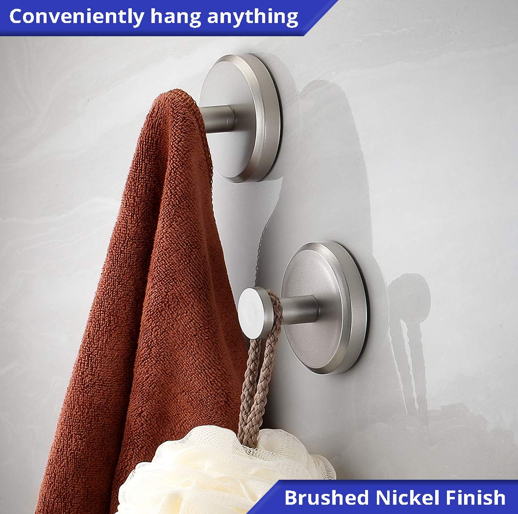 HOME SO suction cup hooks on glass door holding robes securely