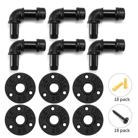 Home TZH industrial pipe towel hook, wall-mounted, sturdy and stylish for busy kitchens