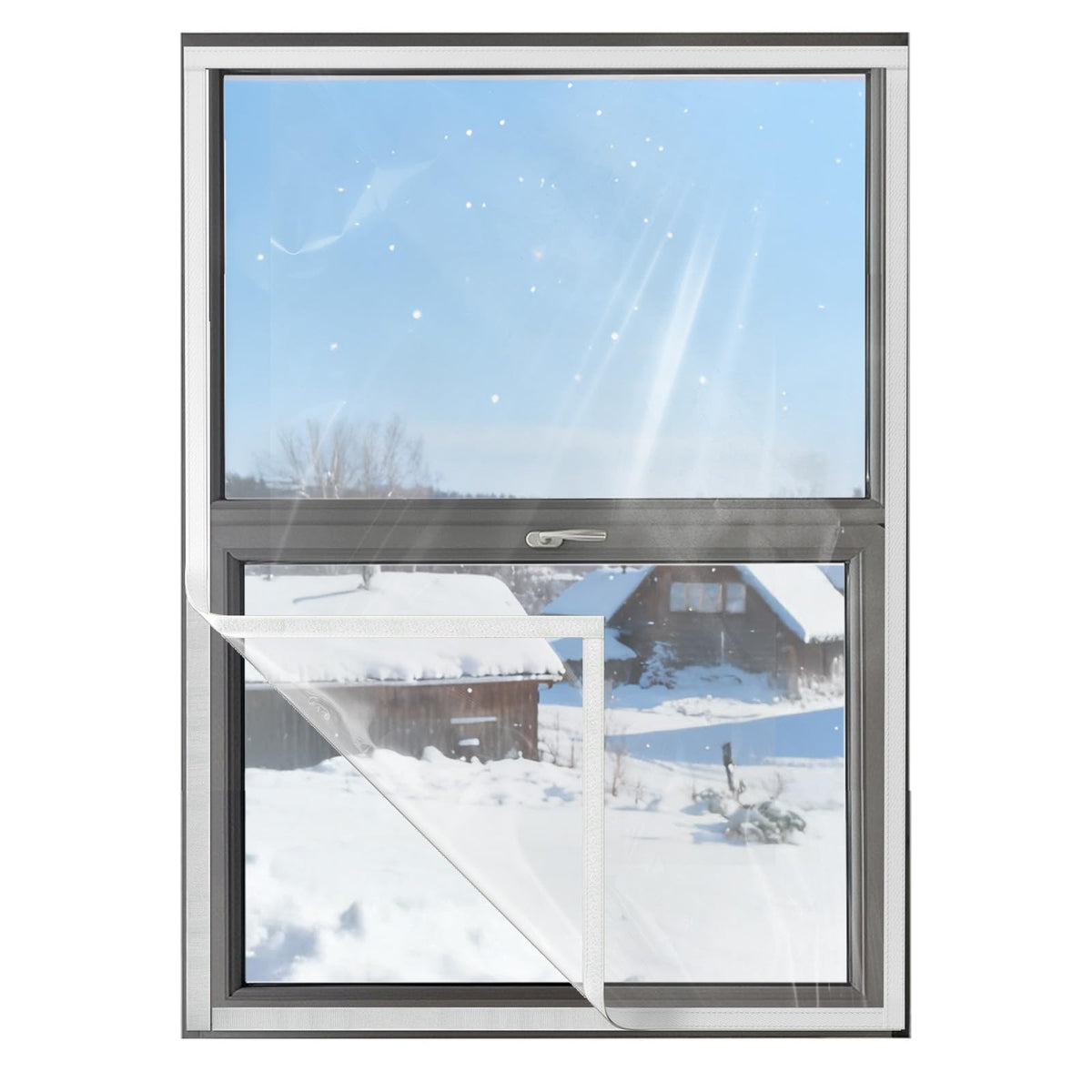 Homealexa built-in hook-loop edge enables easy, cut-free installation.