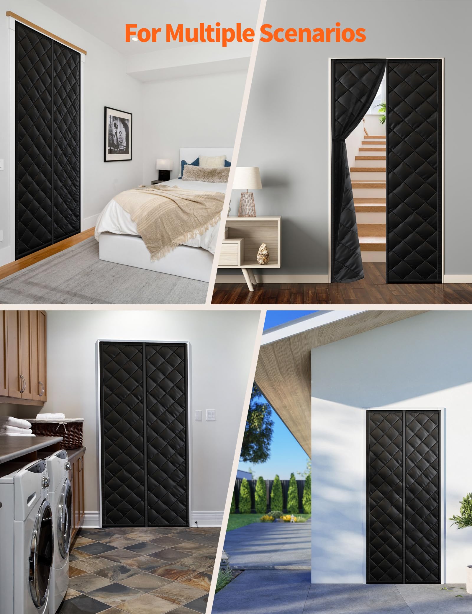 Homealexa pet-friendly design lets pets pass while doors stay sealed.