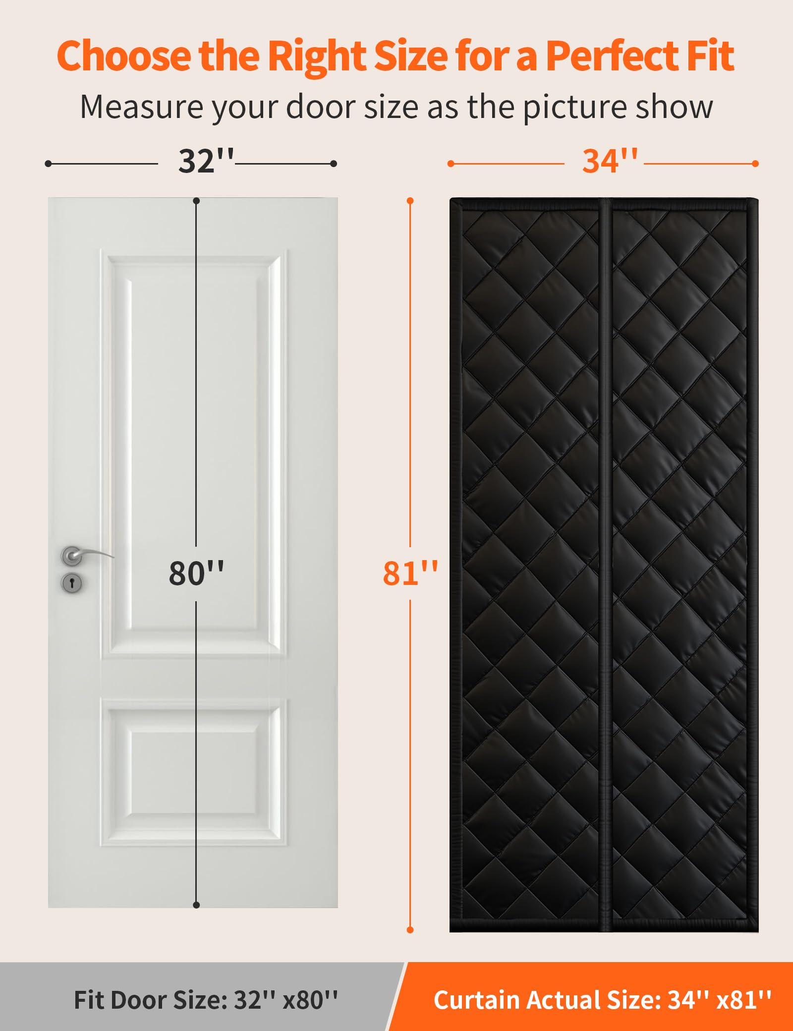 Homealexa curtain closeup shows strong seals for better energy efficiency.