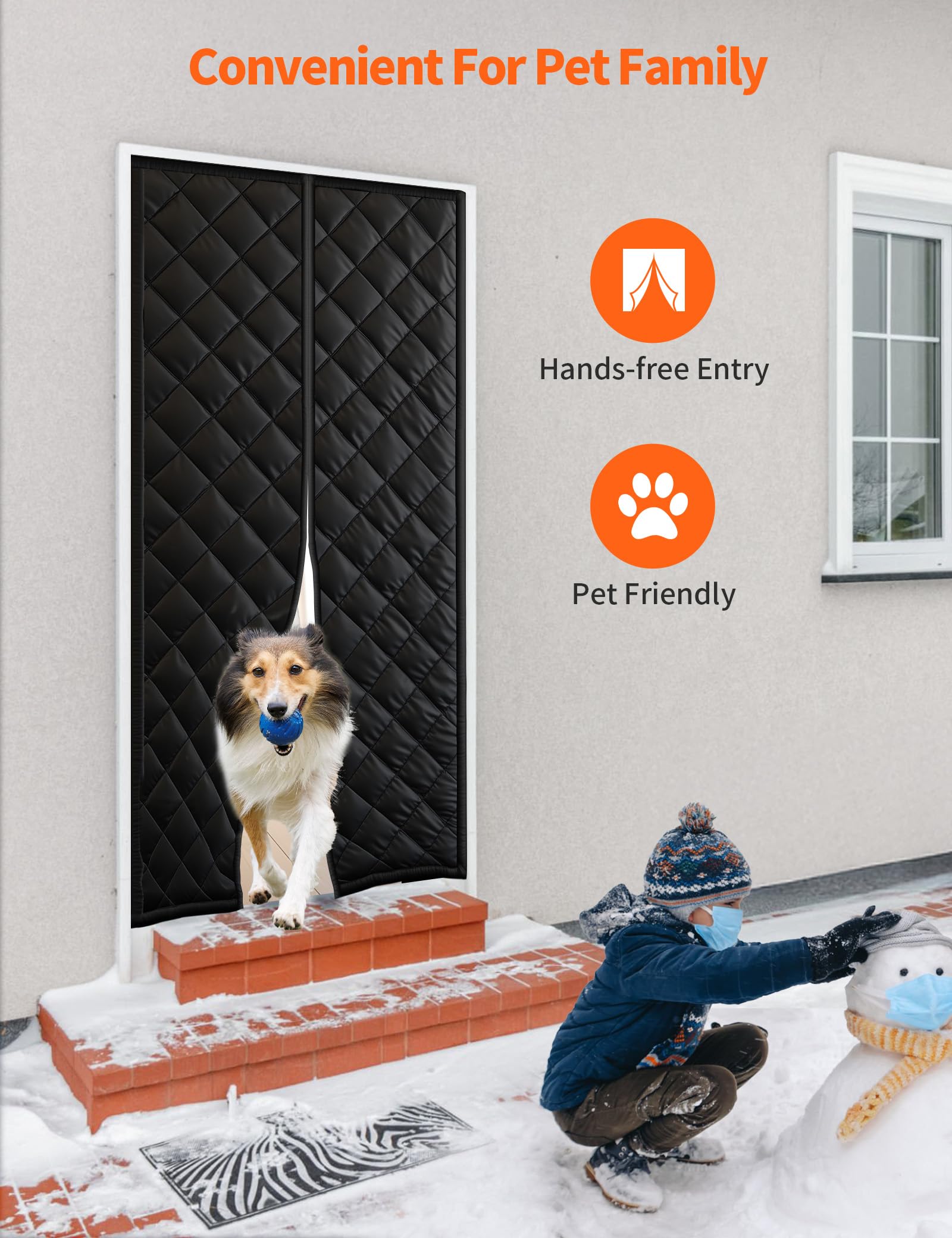 Homealexa installation-ready curtain demonstrates easy setup without tools.