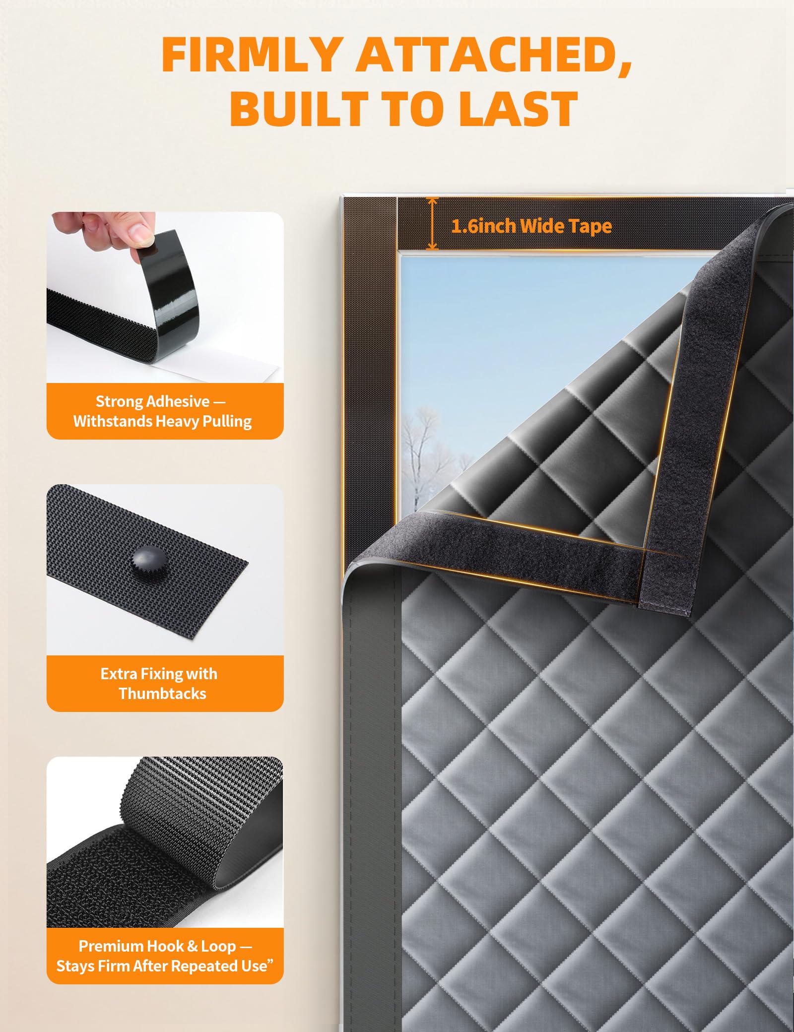 Homealexa reusable draft blocker offers an eco-friendly alternative to disposable films