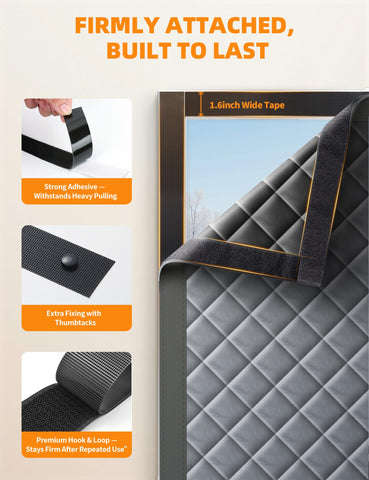 Homealexa reusable draft blocker offers an eco-friendly alternative to disposable films