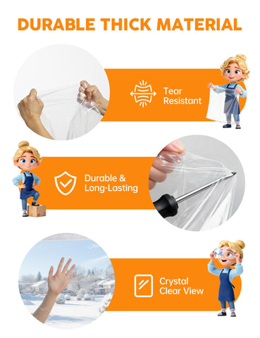 Homealexa reusable design allows venting without removing the film.