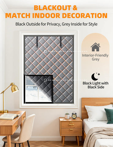 Homealexa thick quilted insulation provides durable, weatherproof protection