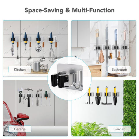 Homeasy weatherproof holder suitable for indoor or outdoor garden tool storage