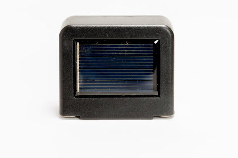 Homebrite Wunder Solar Spotlight lights a keyhole for secure entry.