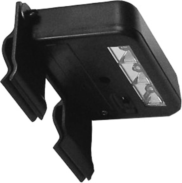Homebrite Wunder Solar Spotlight lighting the mailbox area for safe access.
