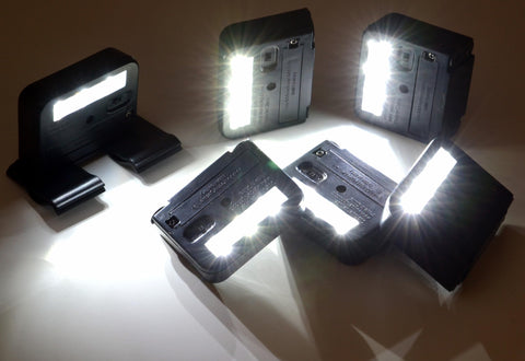 Homebrite Wunder Solar Spotlight surface-mount installation with included hardware.