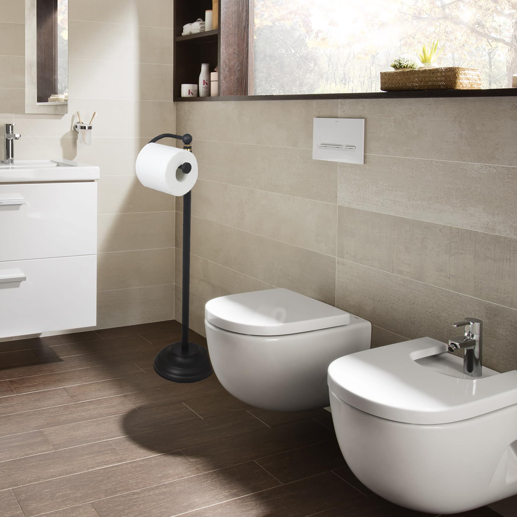 Non-slip pad protects floor and prevents movement during use