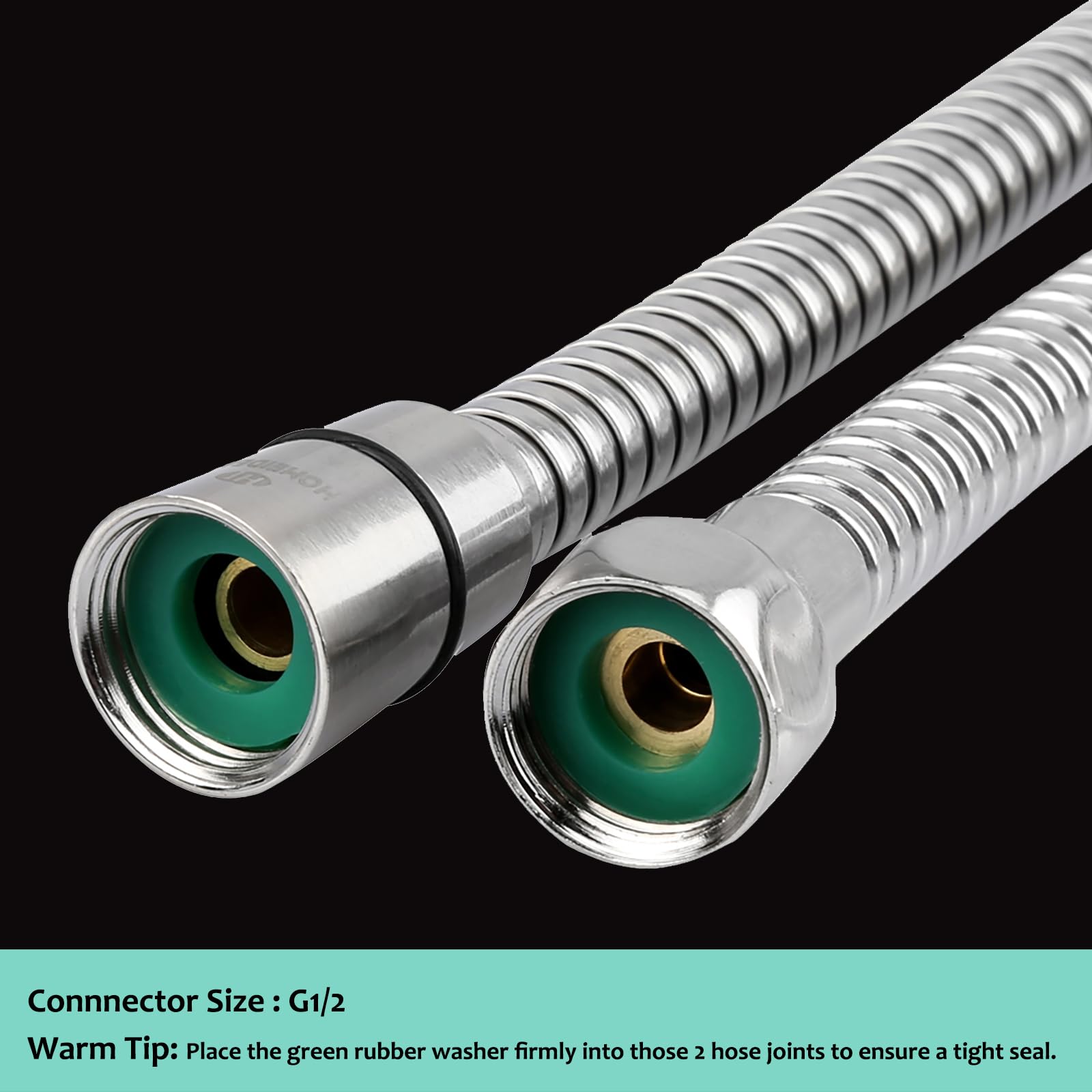 HOMEIDEAS EPDM inner pipe is non-toxic and handles high temperature and pressure.