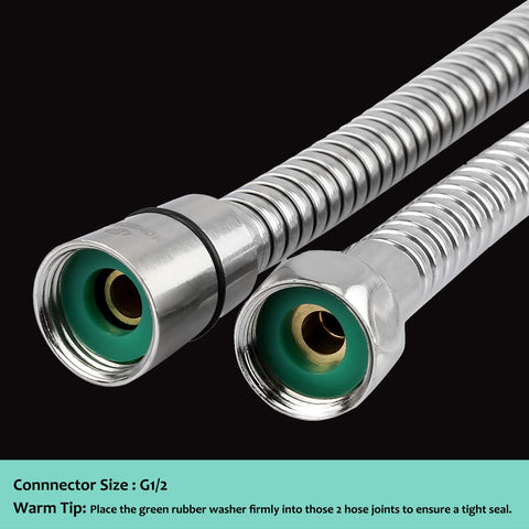 HOMEIDEAS EPDM inner pipe is non-toxic and handles high temperature and pressure.