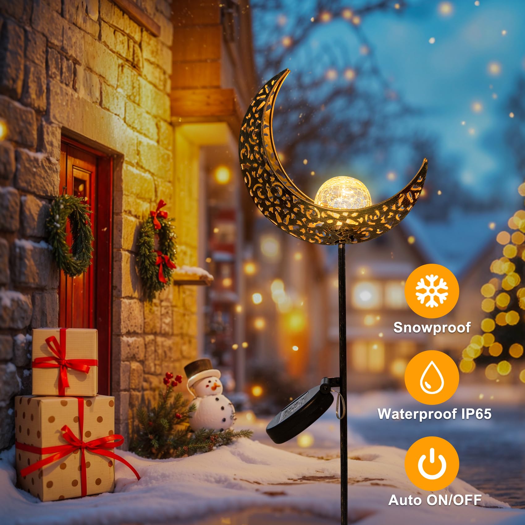 Homeimpro warm white 8 lumen LED creates inviting ambiance in outdoor spaces.