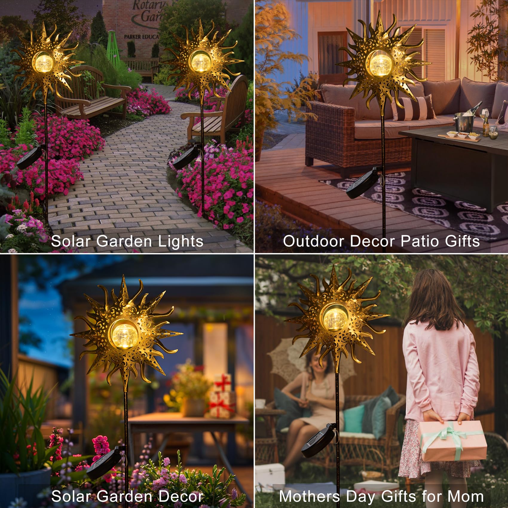 HOMEIMPRO stainless steel weatherproof finish resists rust for outdoor use.