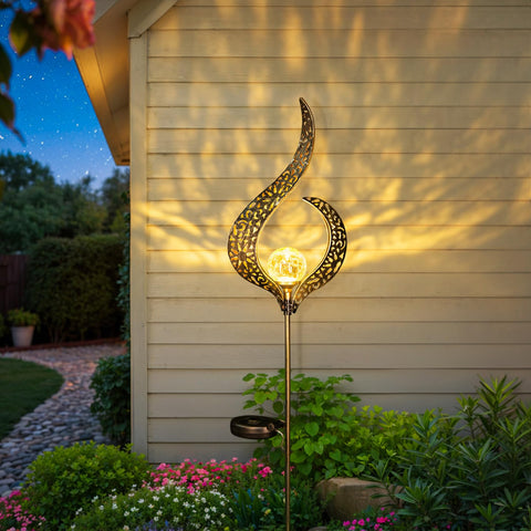 HOMEIMPRO weatherproof garden stake designed for year-round outdoor use