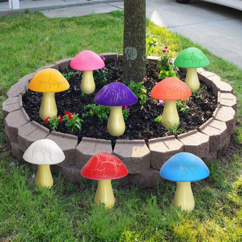 Homeleo IP65 waterproof mushroom lights withstand rain for year-round use