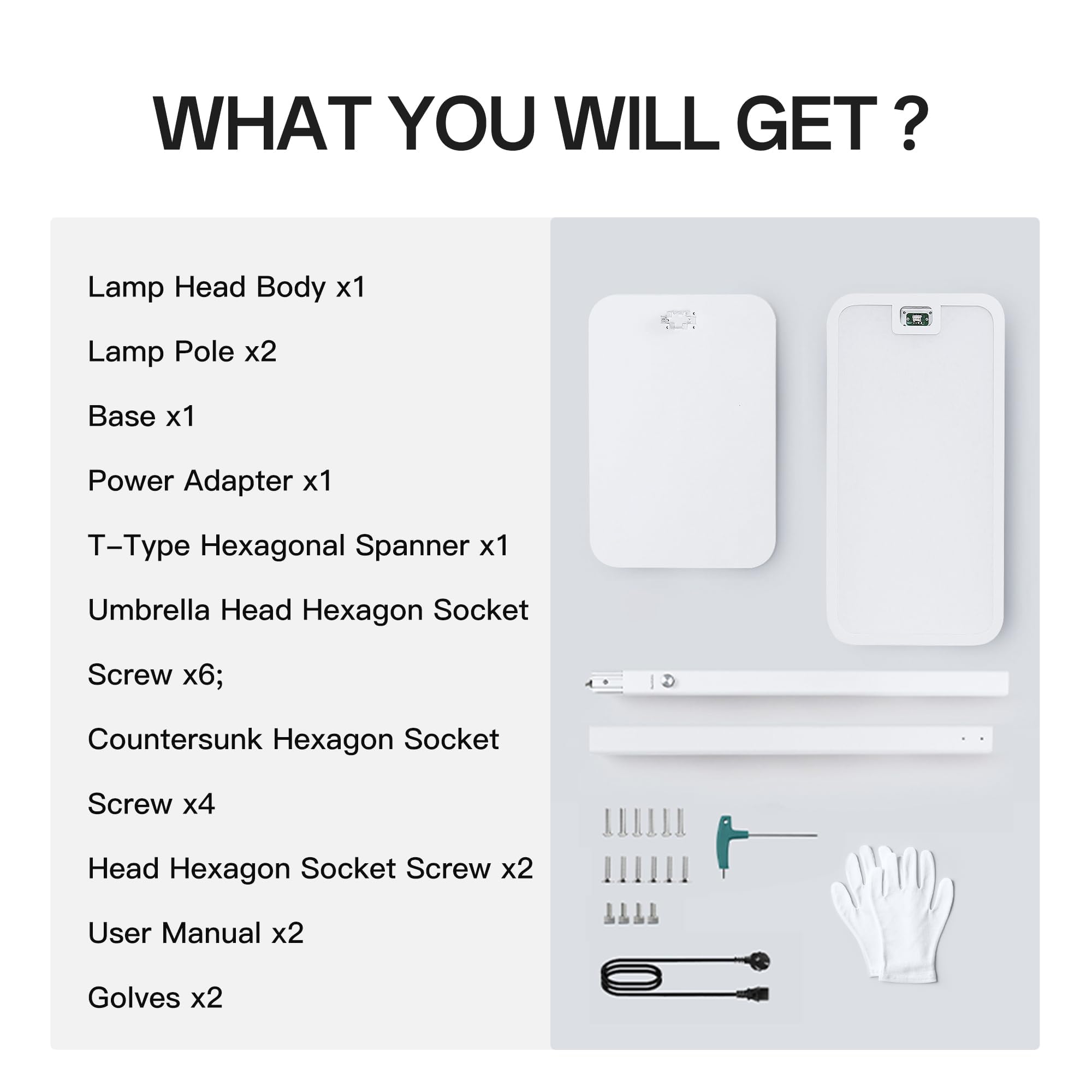 Homelist LH1 energy-efficient LED lasts up to 40,000 hours.
