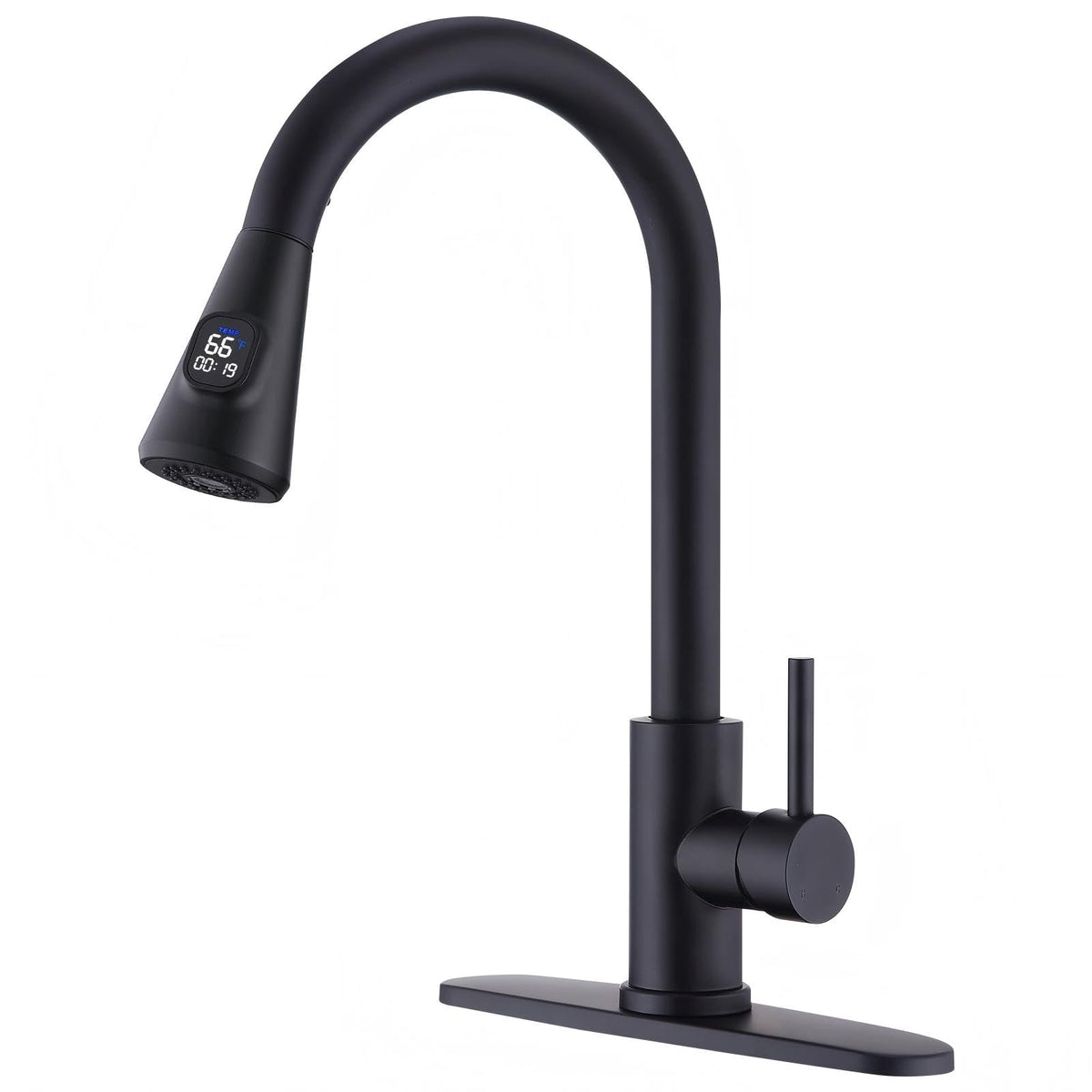 HOMELODY LED temperature display faucet shows real time water temperature