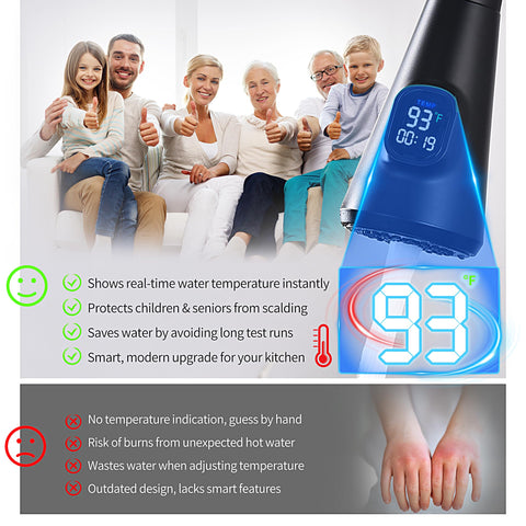 HOMELODY pull-down sprayer in matte black for versatile sink cleaning