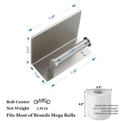 Homely Trove brushed nickel finish adds a modern bathroom touch