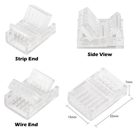 HOMELYLIFE quick-connect design saves time with no peeling or soldering needed.