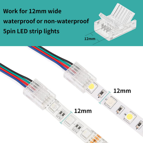 HOMELYLIFE extension cable 16.4 ft offers flexible wiring for layout-friendly LED setups.