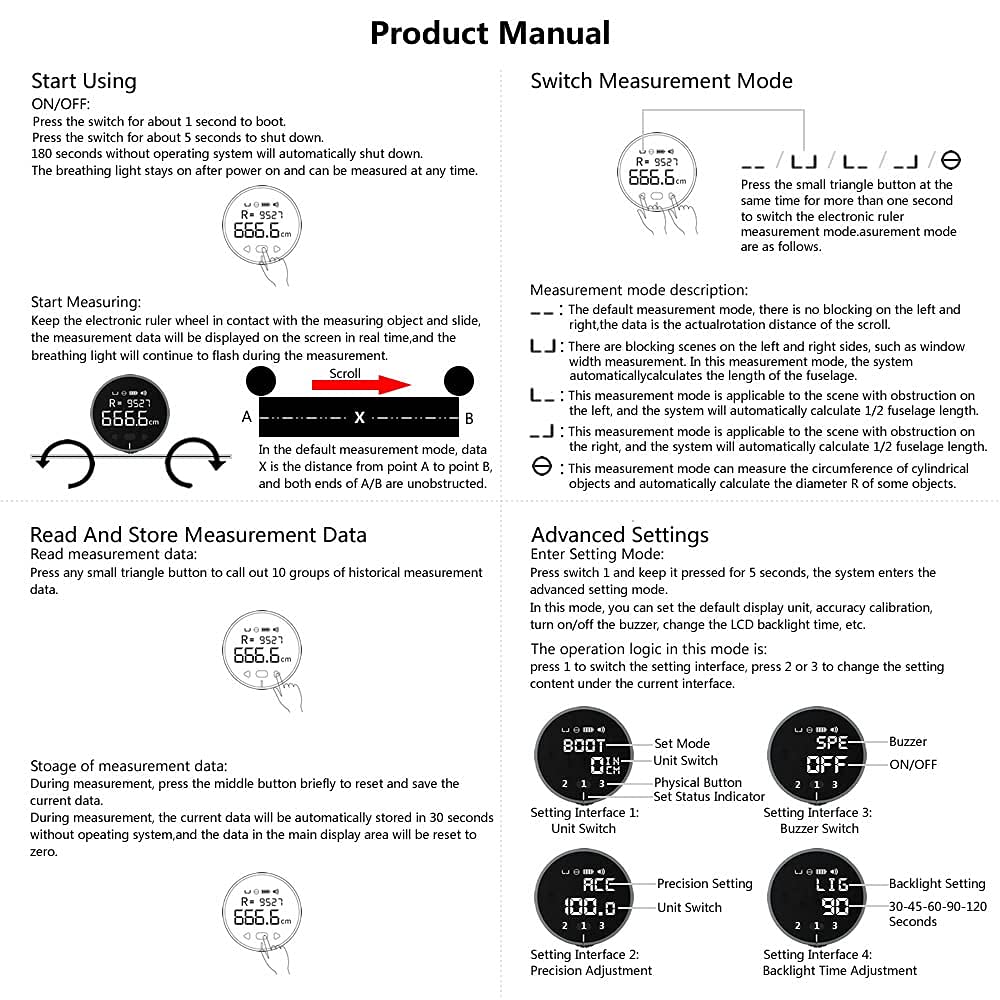 HomeMagician rechargeable tape measure ready for on-the-go projects.