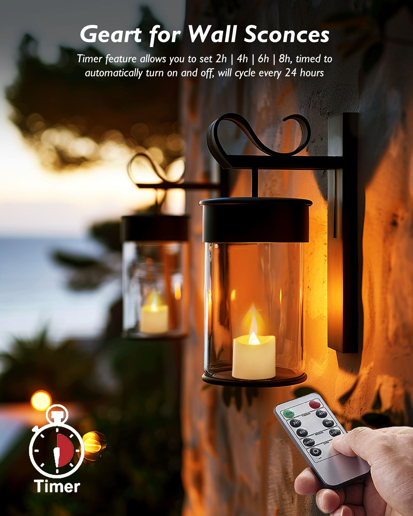 Homemory 12-pack votive candles for safe, long-lasting centerpiece lighting.