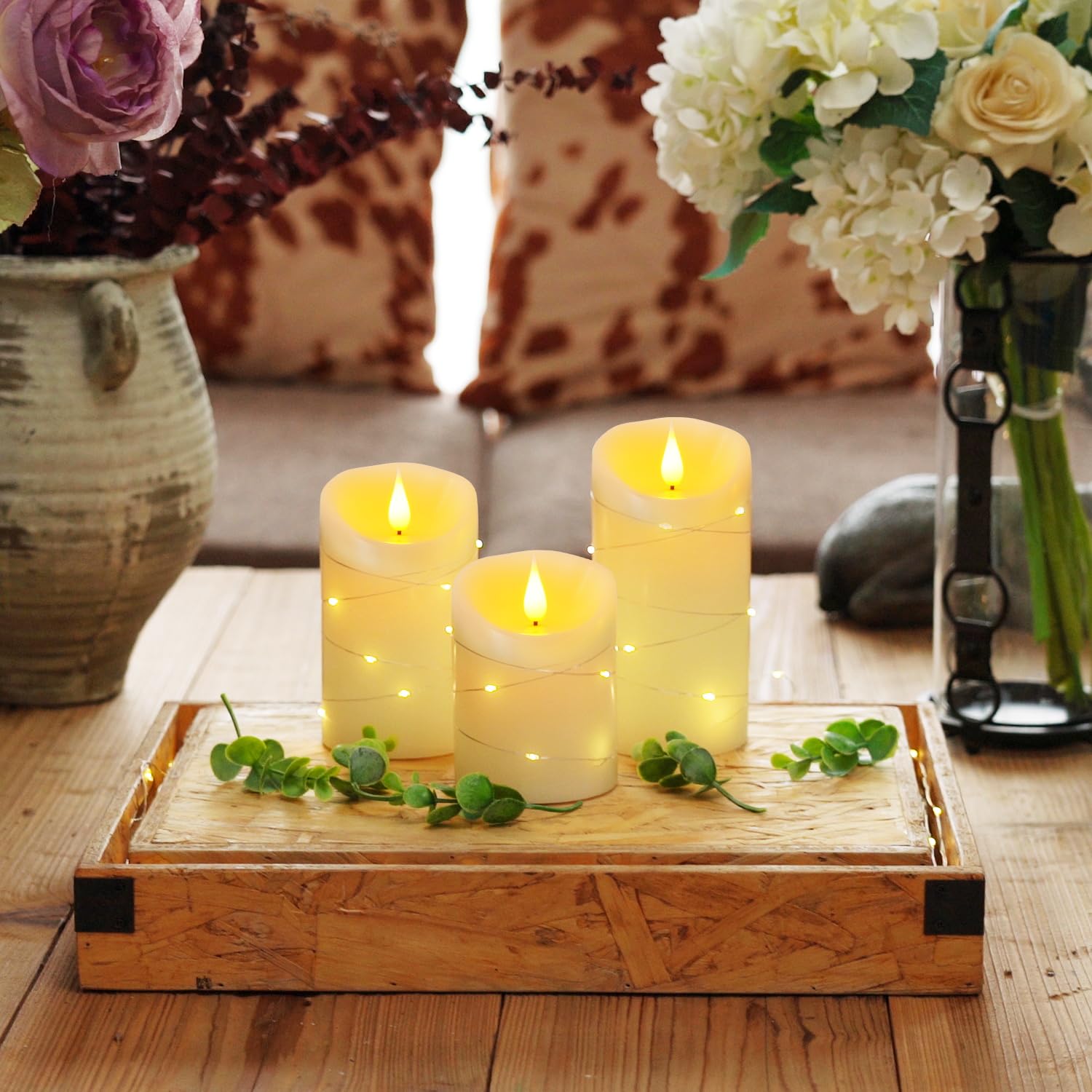 Homemory embedded fairy lights add subtle sparkle to tablescapes.