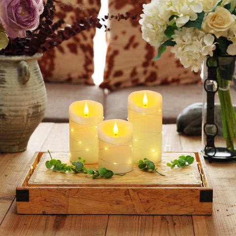 Homemory embedded fairy lights add subtle sparkle to tablescapes.