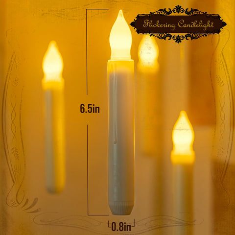 Long-lasting AA battery life powers Homemory candles for days.