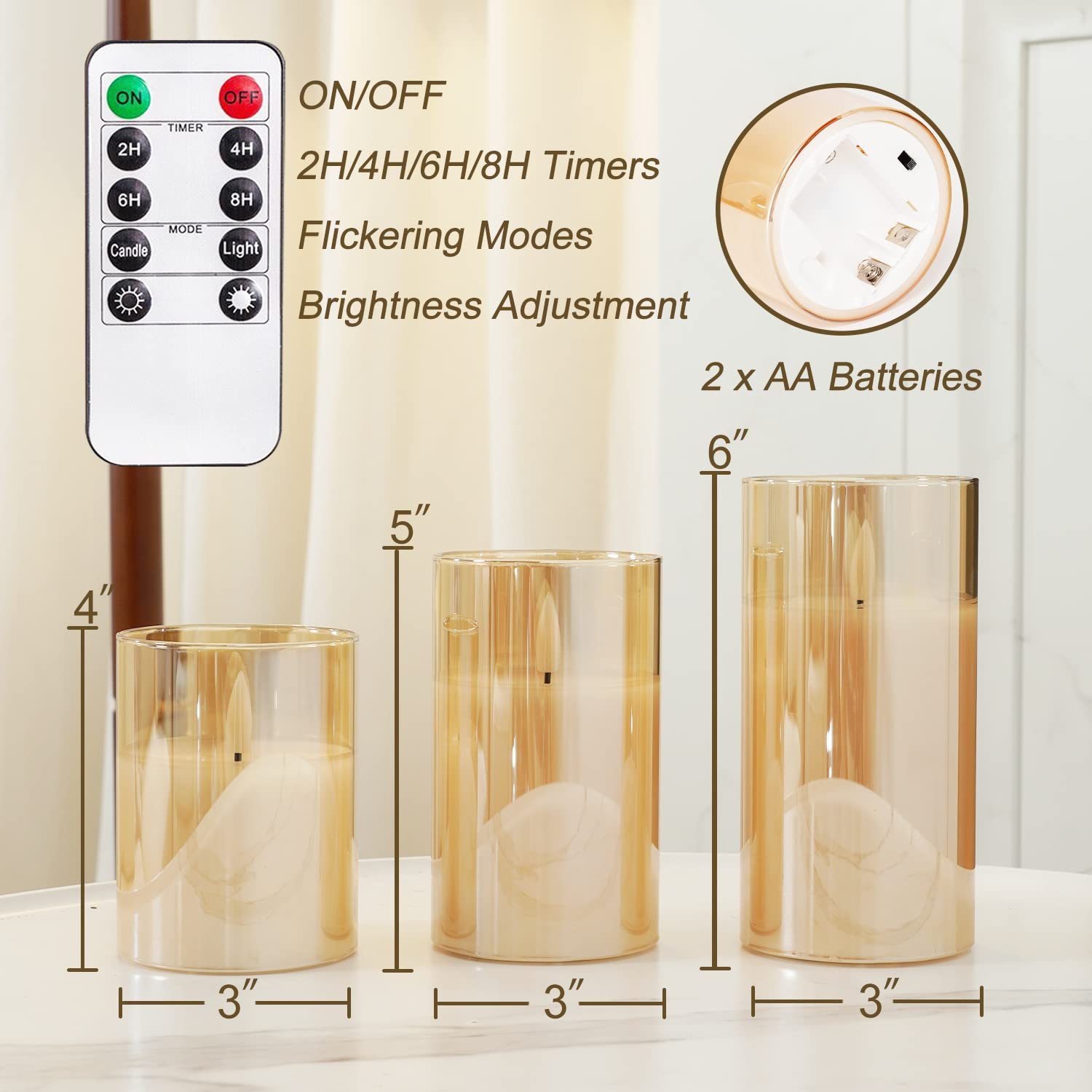 Homemory flameless candle is kid and pet friendly.
