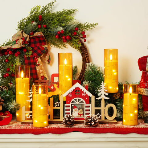 Homemory battery-operated candles provide safe ambiance