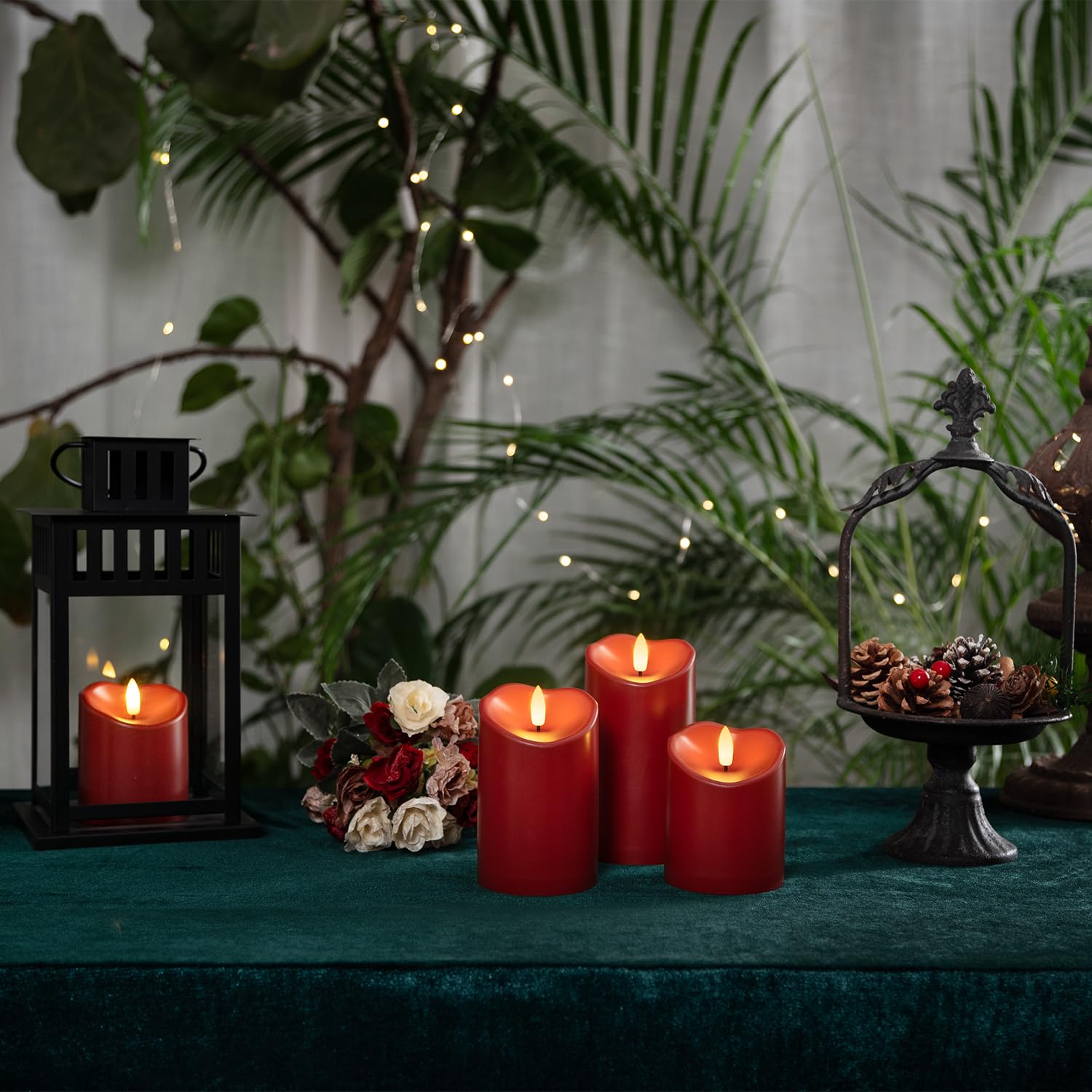 Homemory battery-operated candles offer long runtime with quality batteries.