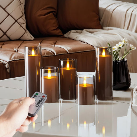 Homemory battery-powered candles set offers flexible placement and long runtime