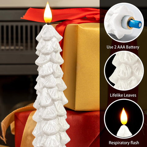 Homemory 3 pack candles for balanced holiday decor
