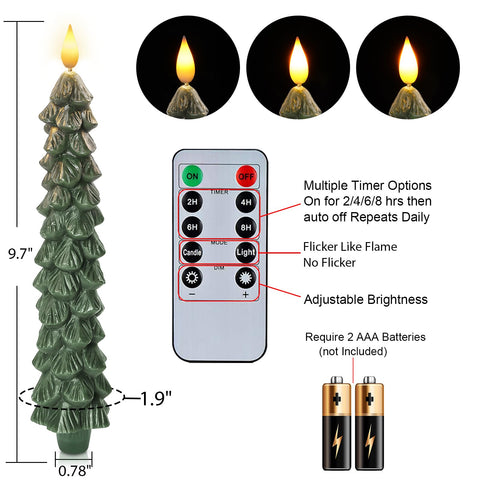 Homemory Christmas wedding decor candles add festive ambiance safely