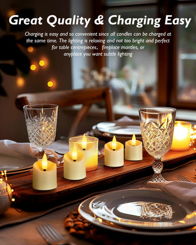 Homemory compact votive size fits most holders and luminary bags.