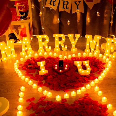 Homemory complete proposal kit for a seamless romantic setup