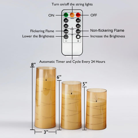 Ideal for weddings and holidays with a subtle decorative glow from Homemory candles.