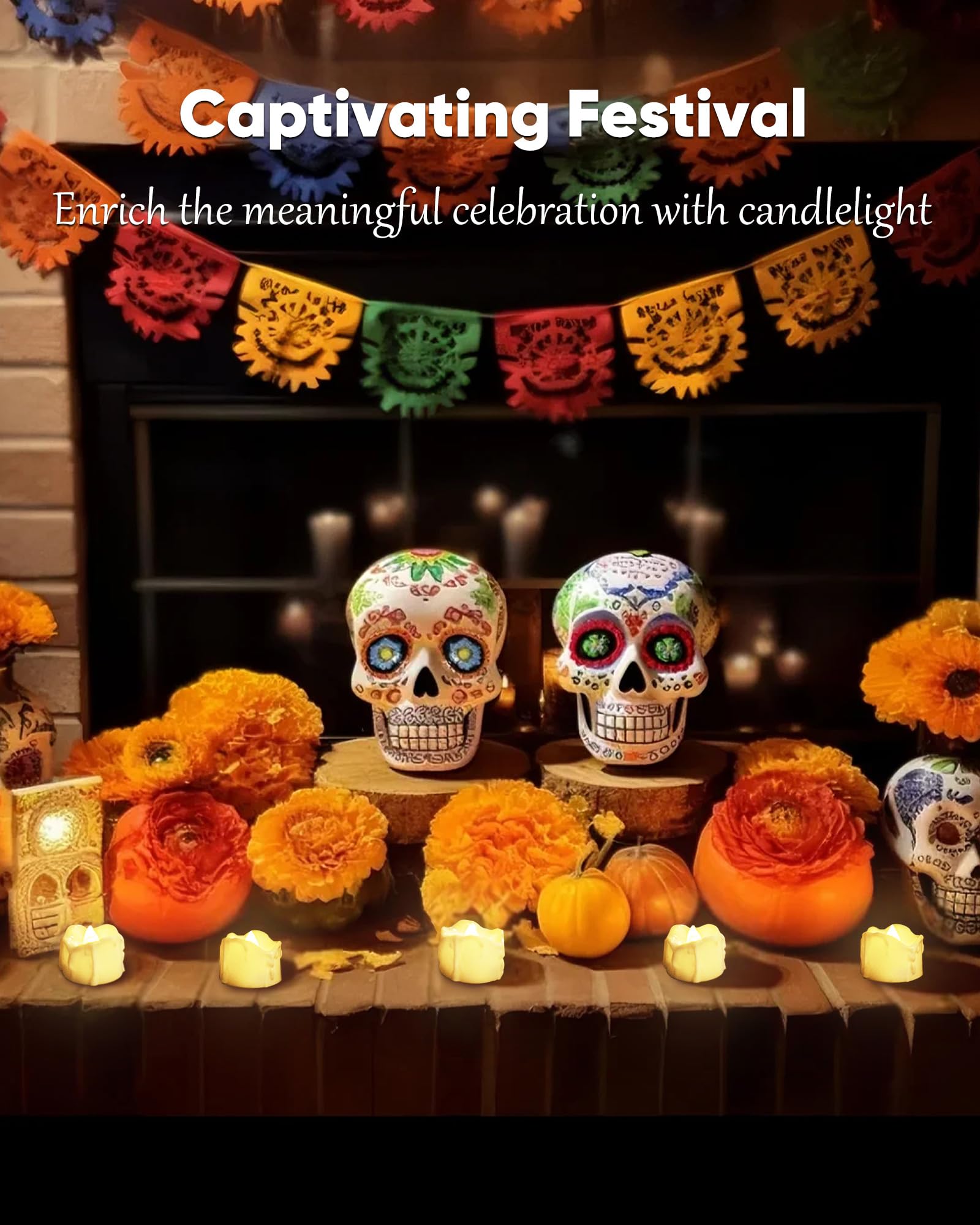 Homemory tea light creates warm dining-table ambiance
