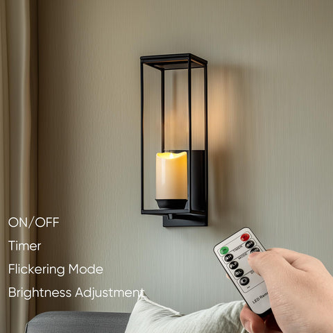 Homemory durable plastic candles withstand sun and rain for year‑round use.