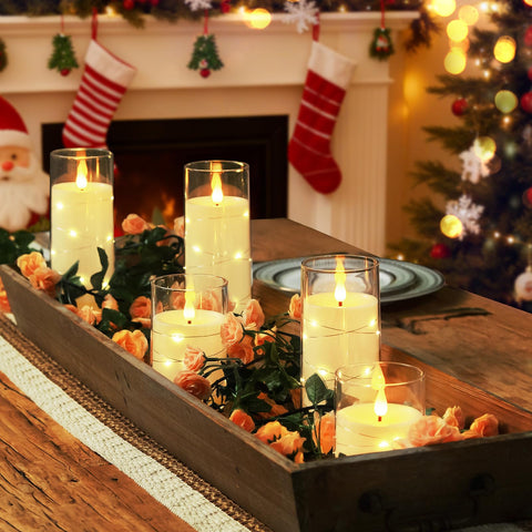 Homemory five-piece set with varied heights for versatile tabletop decor