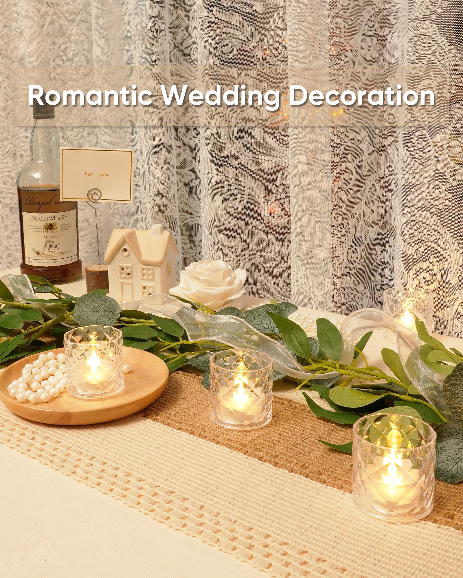 Homemory flame-effect flicker without wax mess for easy decor.
