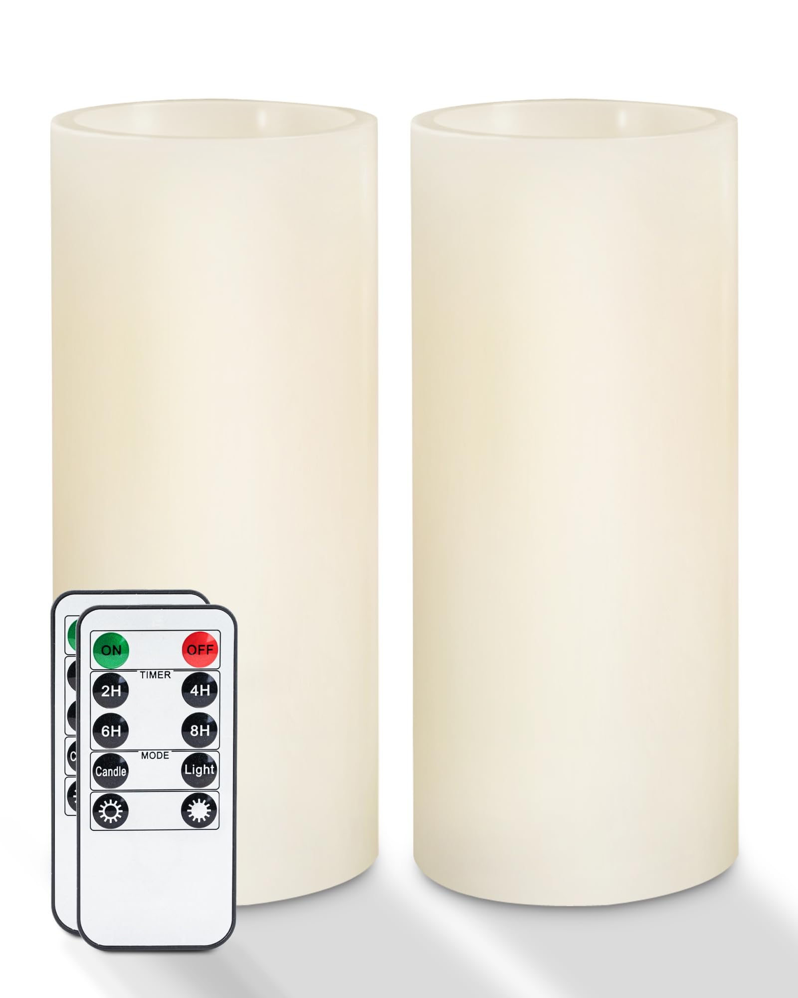Homemory flameless candle with remote control for easy, safe ambiance.