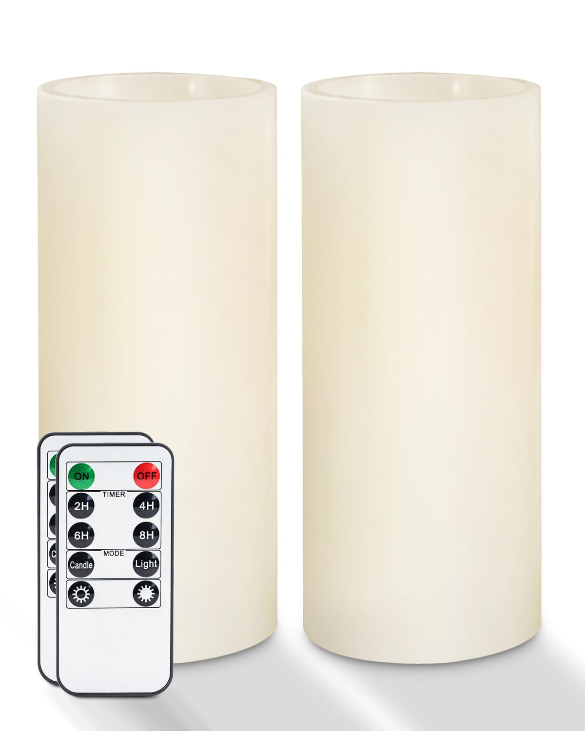 Homemory flameless candle with remote control for easy, safe ambiance.