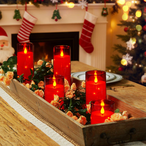 Homemory remote-control flameless candle for easy on/off and mode switching.