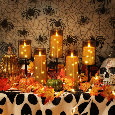 Ideal for tabletops, lanterns, and seasonal decor.