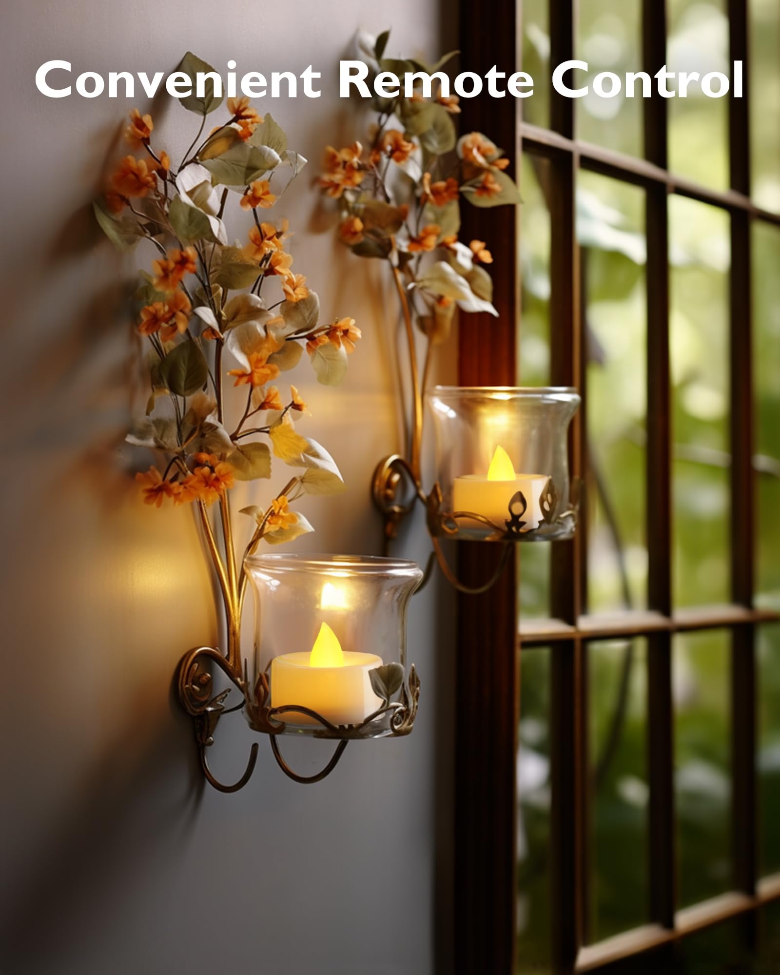 Homemory tea light with 620mAh battery for long-lasting, dependable glow